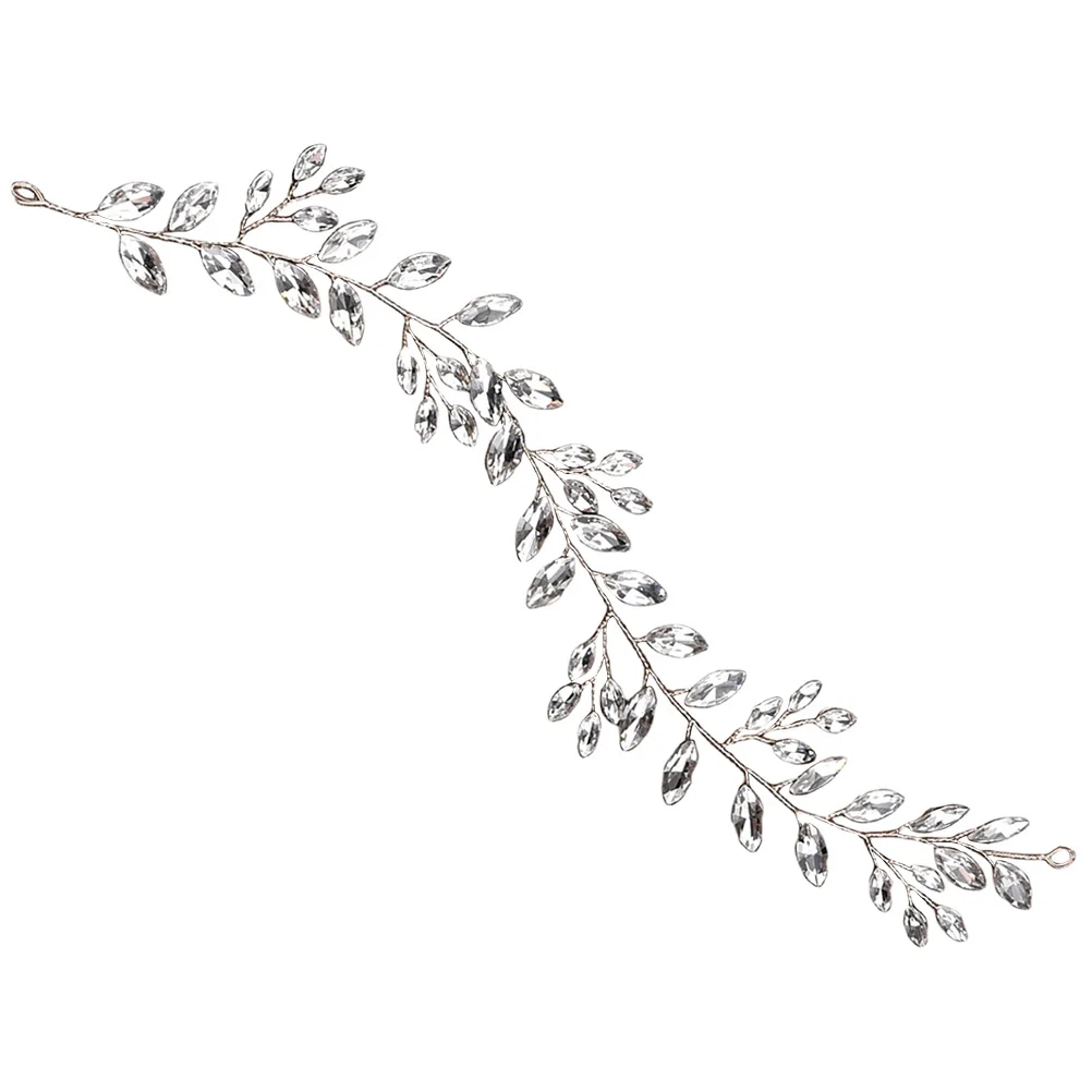 عصابات رأس لحفلات الزفاف من حجر الراين للنساء إكسسوارات شعر الزفاف بسيطة وأنيقة تدوم طويلاً ومريحة وأنيقة