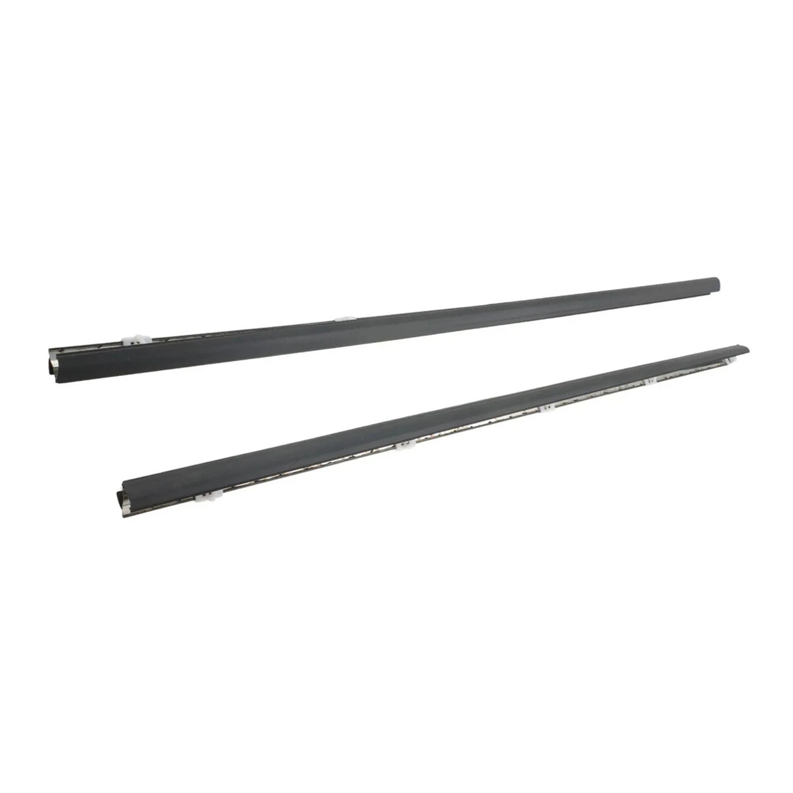 2PCS L&R Side Door Window Belt Trim Molding for Honda Civic EG6 EG4 3D 1992-1995 view 3