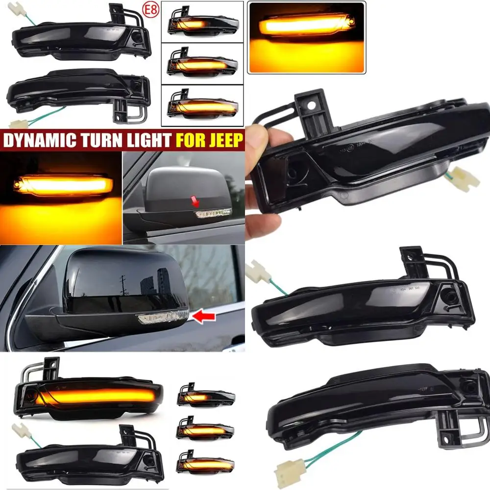 

Светодиодные динамические указатели поворота для боковых зеркал Jeep Grand Cherokee WK2 2011-2020 гг.