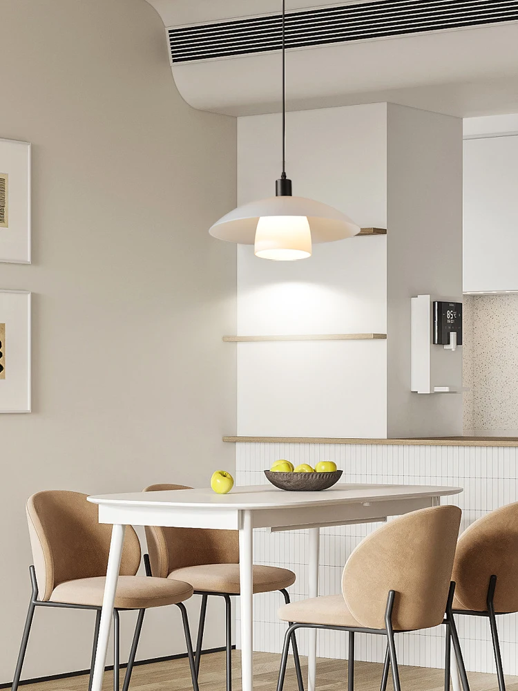 Imagem -05 - Nordic Led Pendant Lamp Dimmable com Lâmpada Remota Branco Cores Uso para Quarto Foyer Cozinha Sala de Jantar Decoração E27