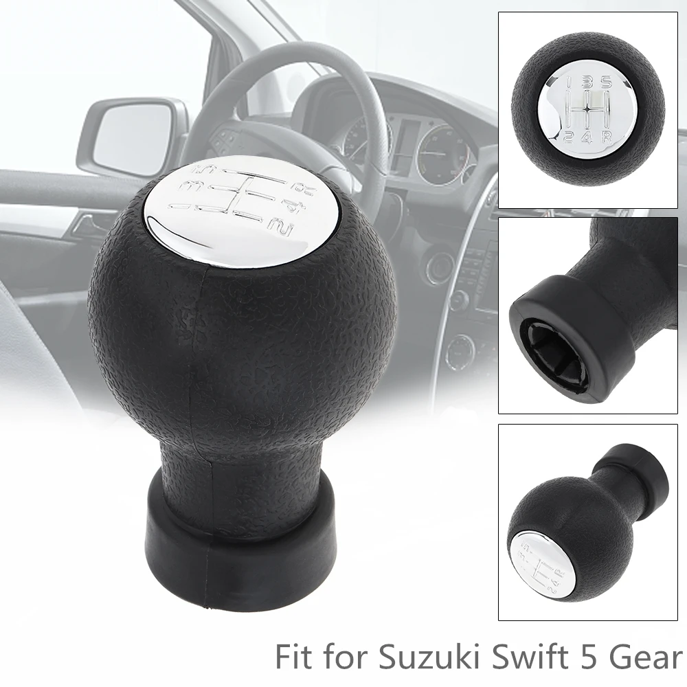 

5 Speed Car Manual Gear Shift Handball Knob Fit for Suzuki Swift 2005-2010 SX4 2007-2013 ALTO 10-15