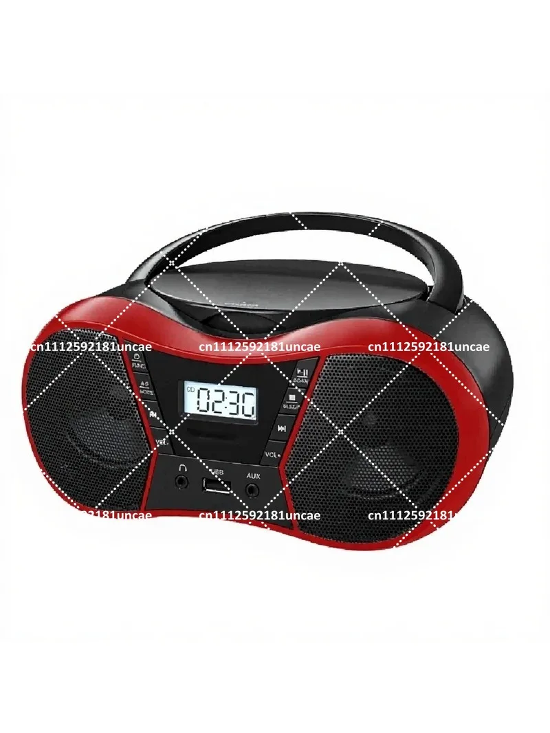 Portable CD Player with Bluetooth, AM/FM Radio, Hi-Fi Stereo Boombox for Home, Compatible with CD, CD-R, CD-RW
