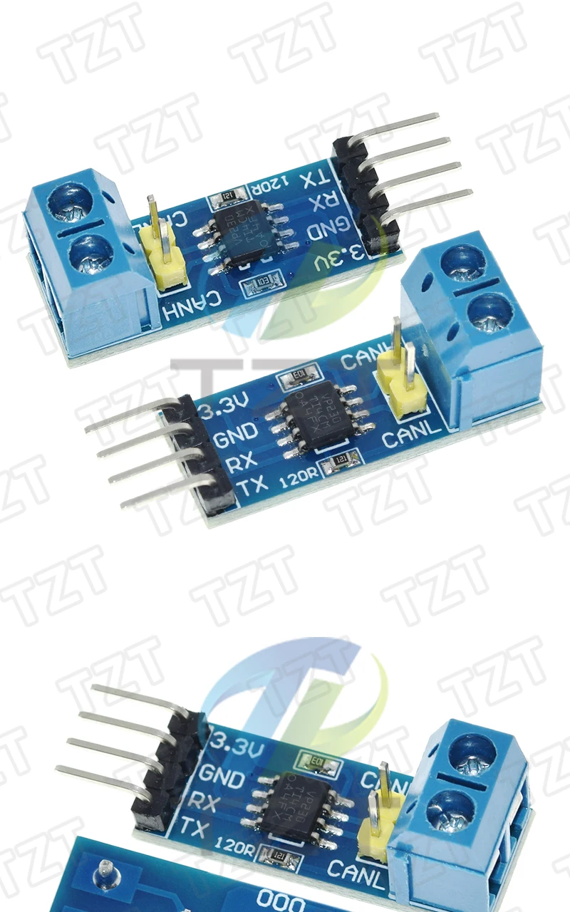 SN65HVD230 VP230 CAN-Bus-Transceiver-Modul 3,3V Hochgeschwindigkeit für Arduino Entwicklungsboard Evaluierungskit Industrieller CAN-Bus – Detail 4