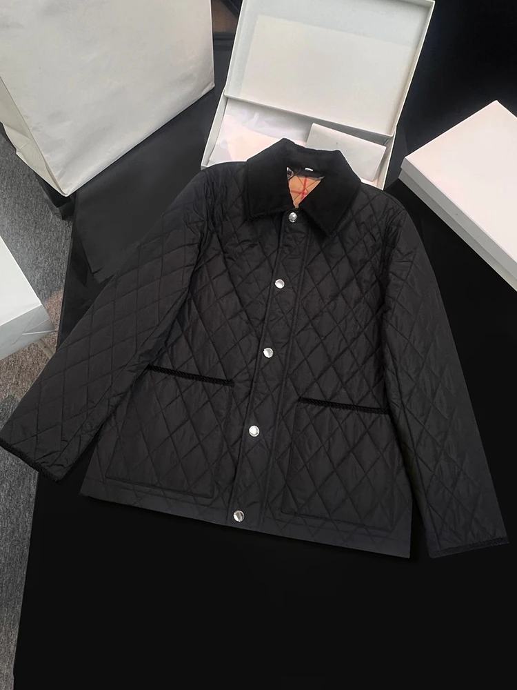 

Женское хлопковое пальто Briti Sle, однотонное, с вельветовым воротником, с регулировкой температуры, осень-зима, новинка