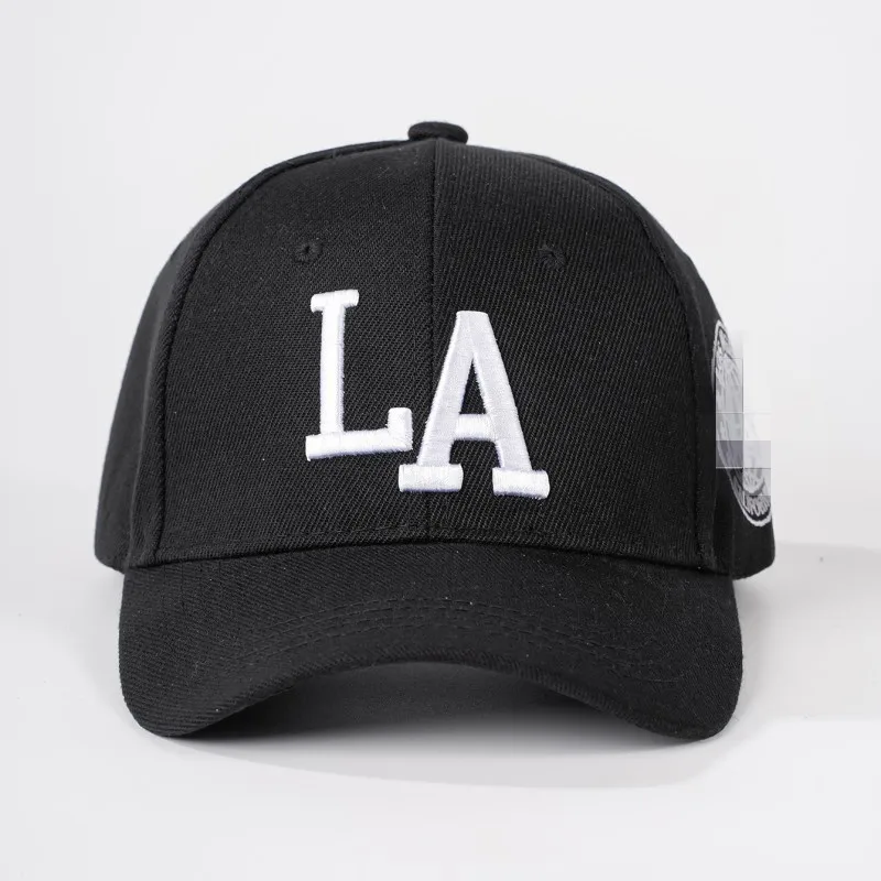 LA Letter Baseball Cap - American Streetwear Unisex Snapback Hip Hop Minimalist Outdoor Sun Hat Adjustable Trendy Fashion