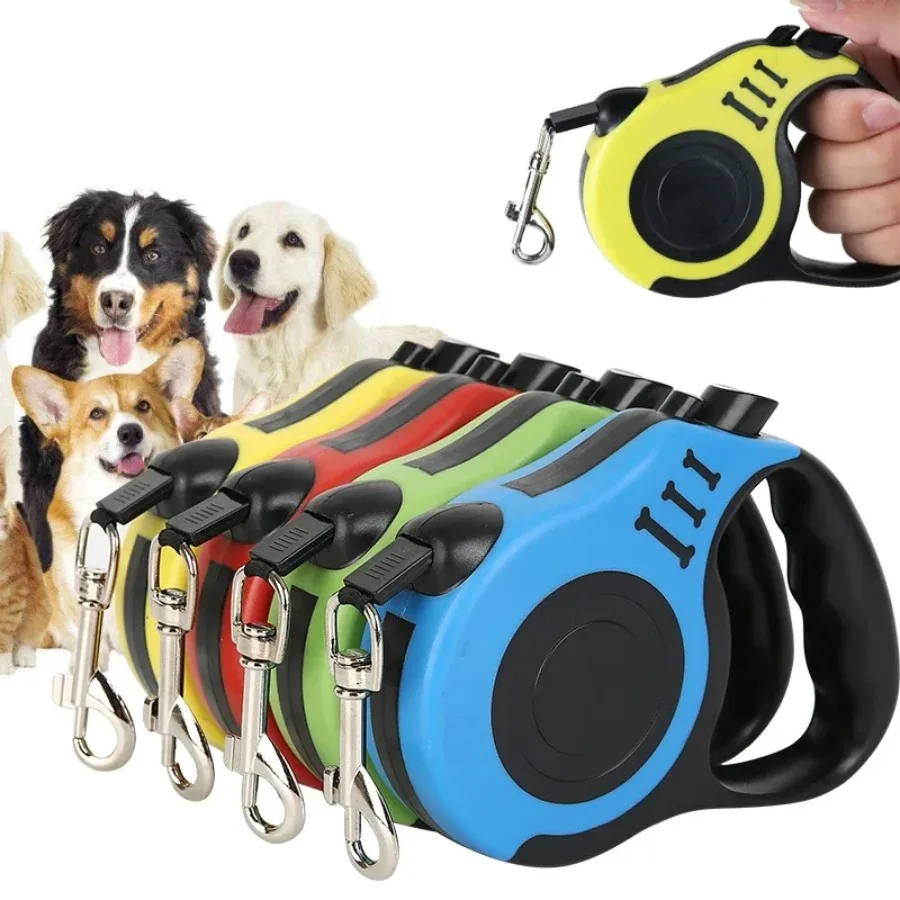 3M Retractable Dog Leash Automatic Flexible Dog Puppy Cat Traction Rope Belt Dog Leash for Small Medium Dogs Pet Products