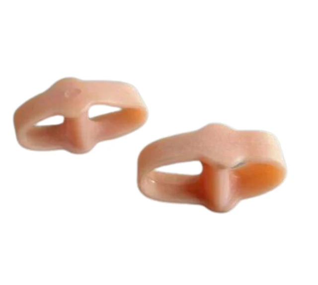 1 Paar Silikon-Gel Daumenkorrektur Hallux Valgus Schutz Trenner Zehenglätter Fußpflege