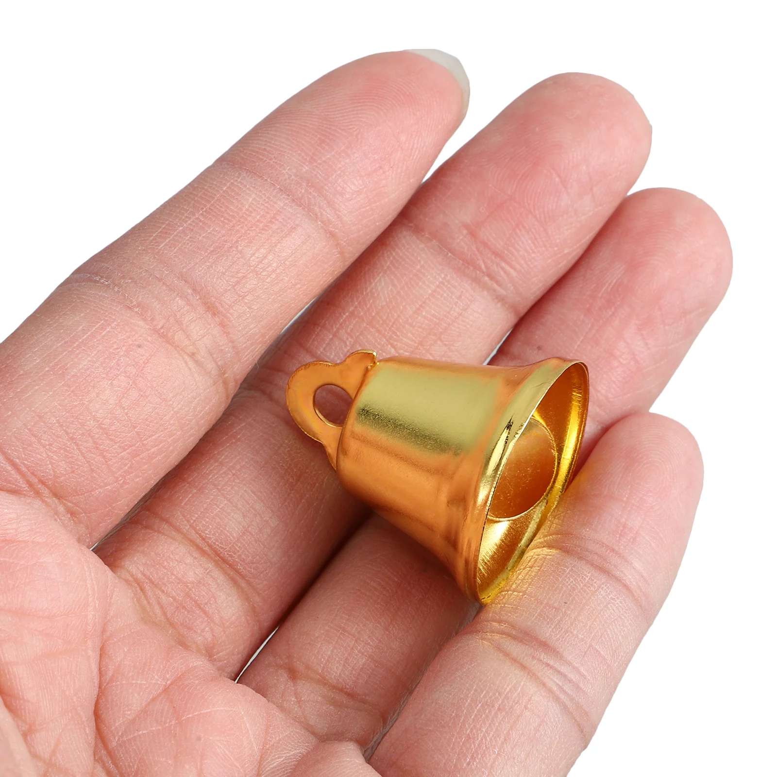 

20Pcs Small Metal Bells for Crafts Mini Hanging Bells Decorations Party Accessories Bell Charms Hanging Decor