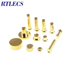 5 PCS 2.0 3.0 4.0 6.0 MM Pogo Pin Connectors High Current Copper Pillar Lathe Parts Probe Conductive Target Pad Female Terminal