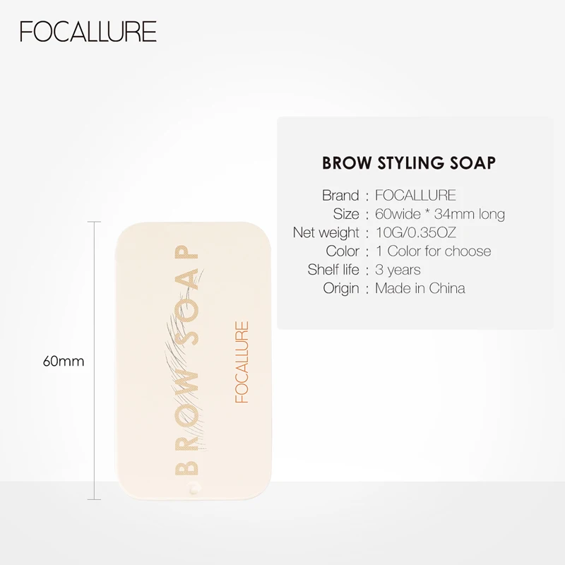 FOCALLURE-Gel de mise en garde pour les sourcils, outil de coiffage des sourcils sauvages avec tondeuse, maquillage moelleux et plumes, sculpter et soulever