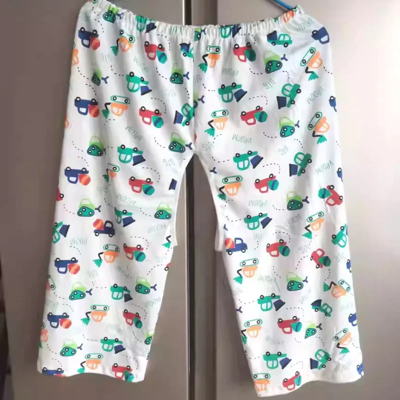 

Couple DDLG Adult Baby Open crotch Pants Sleeping Pants Pure Cotton ABDL Cartoon Pattern Comfortable Loose Breathable Home Pants