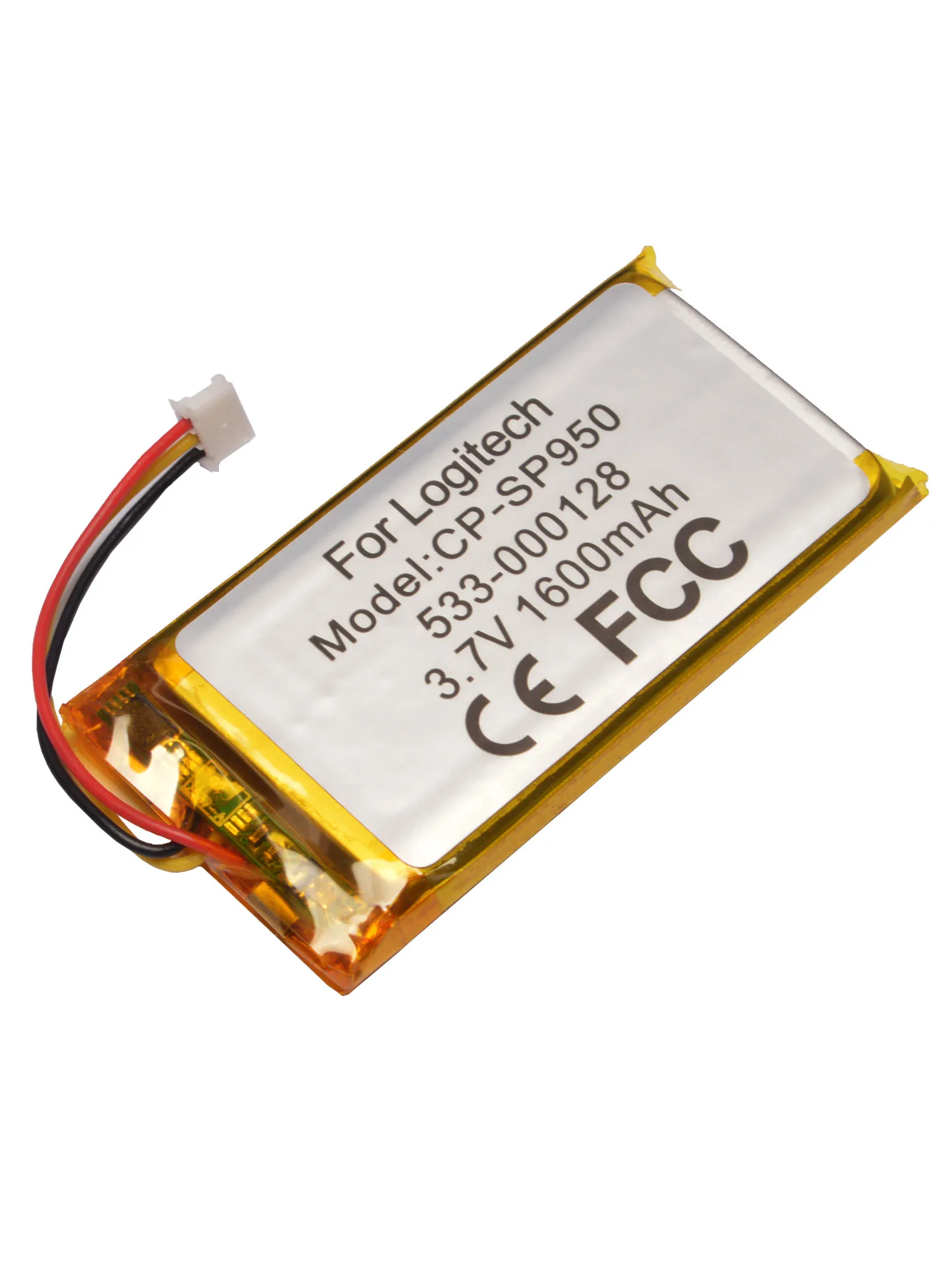 Bateria 3.7V 1600mAh 533-000128 do pilota Logitech Harmony 950, Logitech Elite, 915-000257, 915-000260 — zdjęcie produktu 3