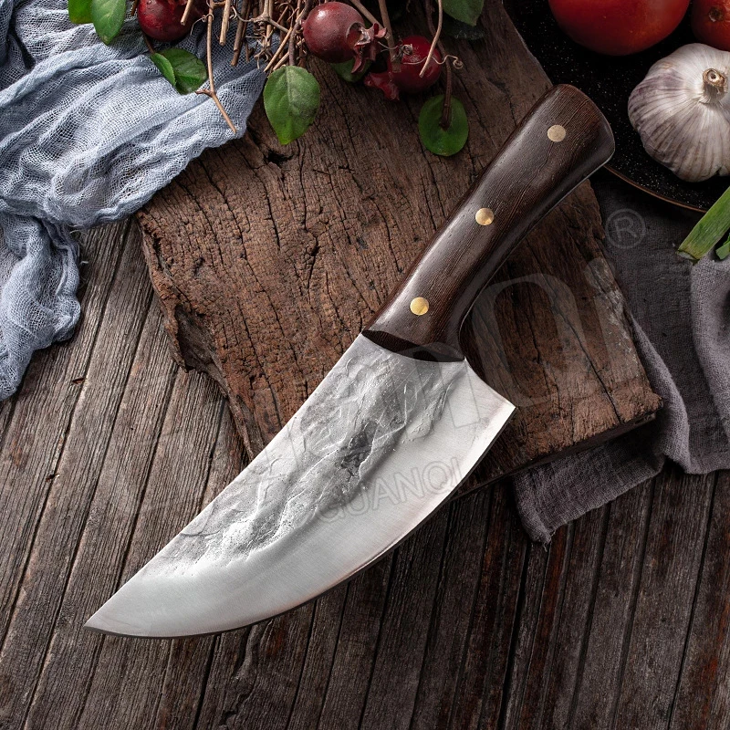 Handmade Butcher Knife High Carbon Stainless Steel Chef Knife Slaughter Knife Professional Cleaver Slicing Knives