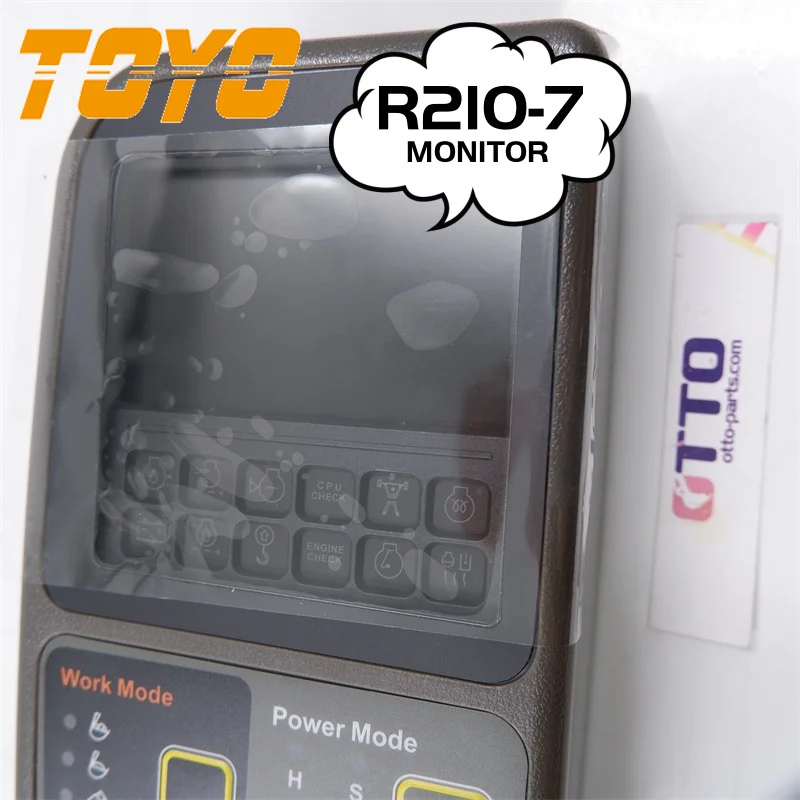 ToyoExcavator الجزء الهيدروليكي R210-7 الصين مصنع العلامة التجارية الجديدة R210-7 ToyoMonitor عرض 21N8-30012