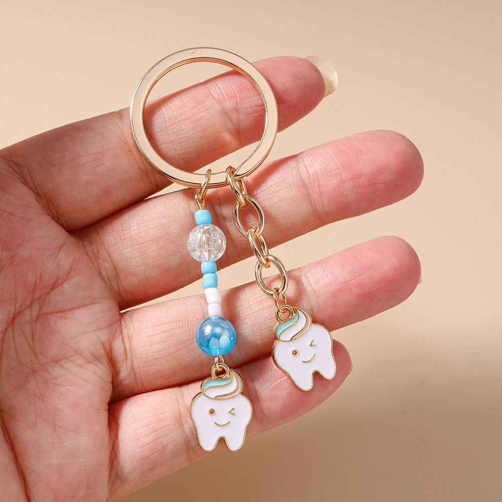 Aihua süße Kinder Kawaii Zahnfee Schlüsselanhänger für Frauen Mädchen Handtasche Anhänger DIY süße Schlüsselanhänger Schmuck Geschenke – Detail 1