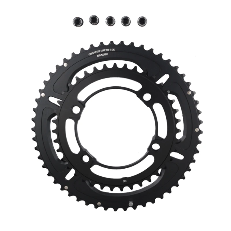 XCADEY Chainring 50-34T 52-36T 53-39T Four Claws Five Claws For XCADEY POWER Meter Crankset 110BCD/110BCD-4S