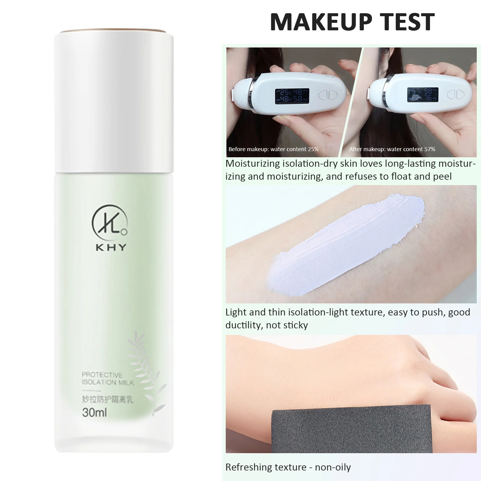 Makeup Primer For Face Perfecting Base Face Primer Under Foundation Makeup Base Isolation Primer Invisible Pore Moisturizing