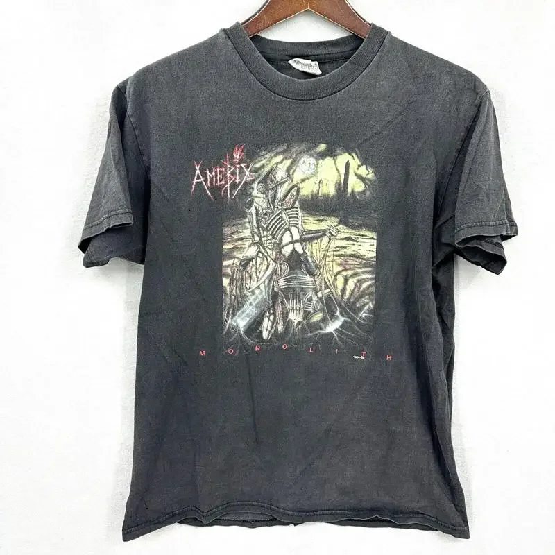 Vintage Amebix T Shirt Mens M Monolith Punk Crass Anarcho Skaven Axegrinder 90s