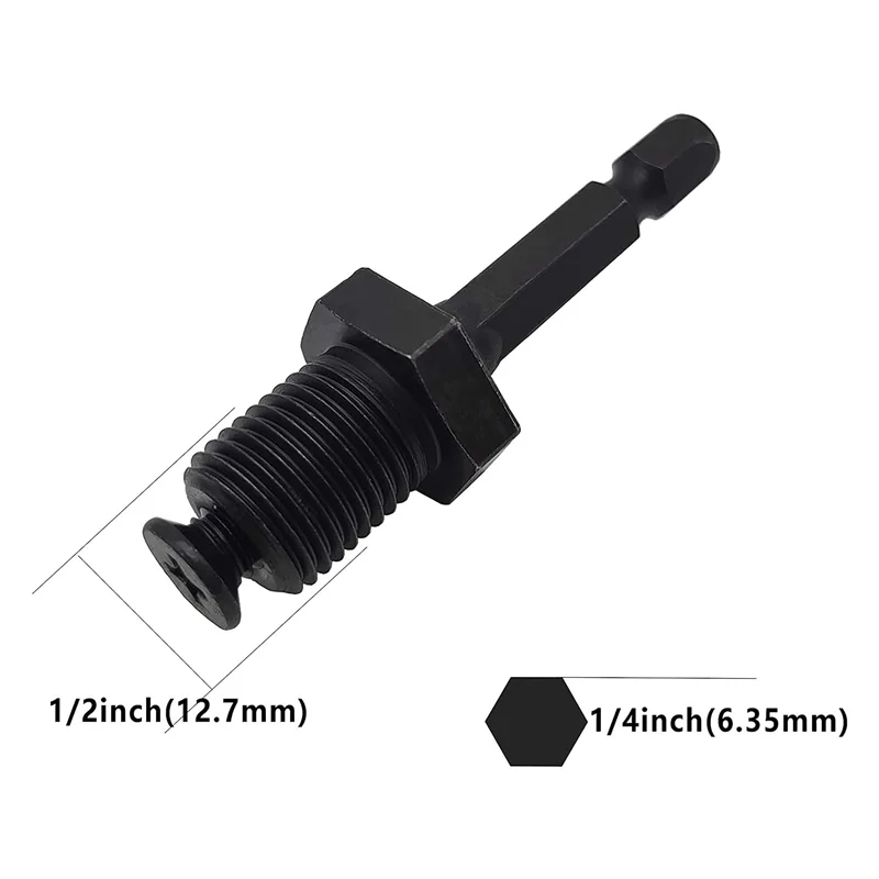 Portabrocas sin llave, Portabrocas de mano de cambio rápido, montaje 1/2-20UNF, 1,5-13Mm con adaptador de llave sds-plus de 1/2 pulgadas