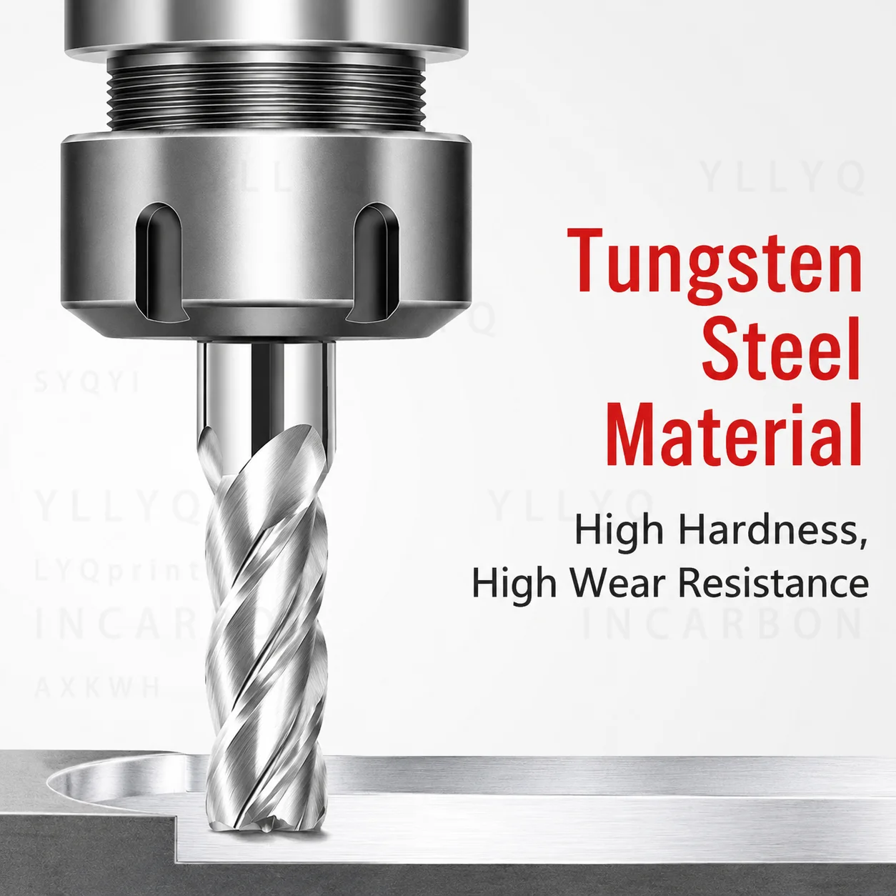 3 Flute Carbide Corner Radius End Mill R0.5 R1 R2 R3 Bullnose CNC Tungsten Steel Router Cutter For Aluminum Milling