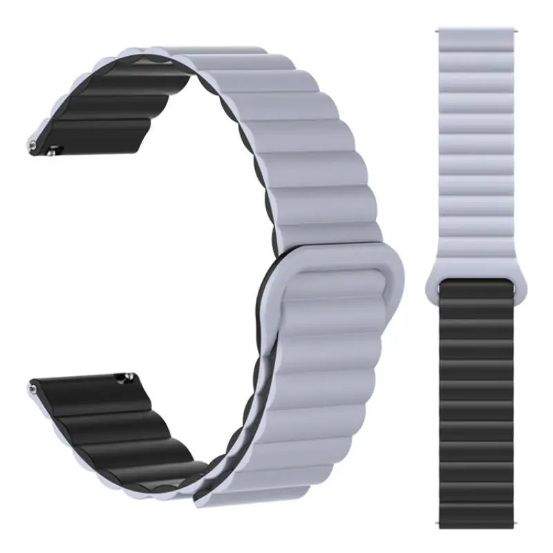 22mm Silicone Magnetic Loop Band For Xiaomi Watch S4 Sport S3 S2 42mm 46mm S1 Active/Pro Strap For Xiaomi Watch 2Pro/Mi Color 2