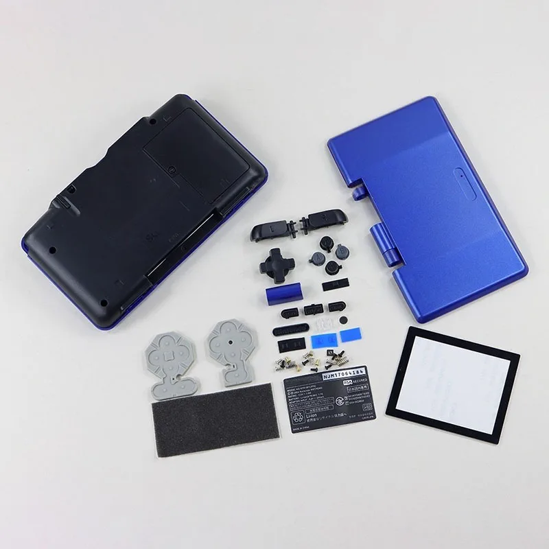 1 مجموعة ل نينتندو DS ل NDS لعبة وحدة التحكم استبدال حالة إصلاح أجزاء كامل الإسكان شل غطاء مع أزرار ومسامير #2
