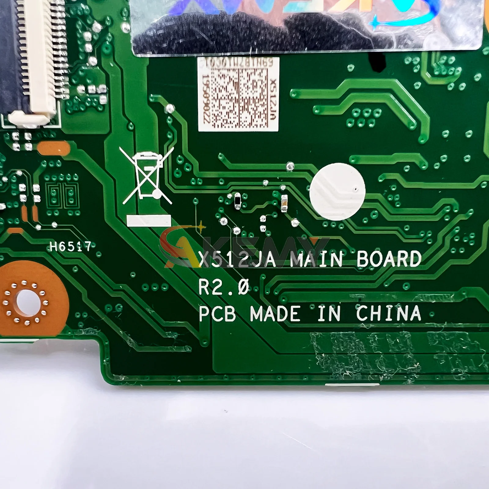 X712JA Laptop Placa-mãe Para ASUS X512J A512J F512J V5000J X712JAU S512J X712JAW X712JP K512J X712JF Mainboard W/I3 I5 I7 CPU