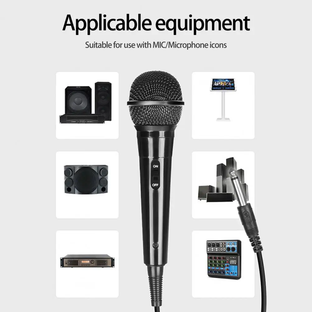 

Live Micro-phone Useful Plug And Play Audio Accessories Omnidirectional 3.5mm/6.5mm Port Wired Microphone for Home