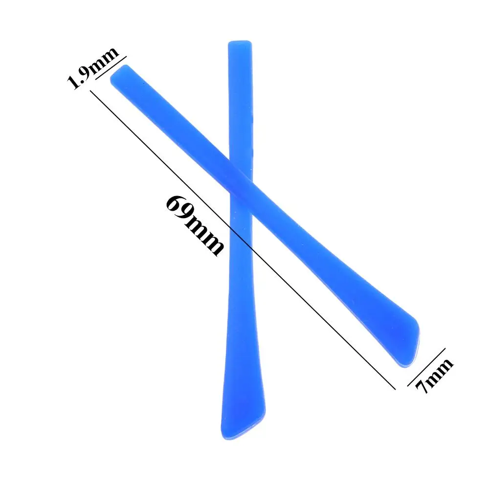 사각형 실리콘 그립 귀걸이 튜브 안경 귀걸이 팁
