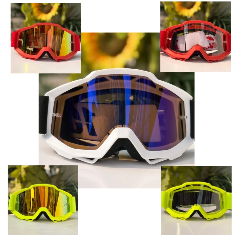 Off-Road Dirt Bike Riding Goggles UV400 Anti-Fog Windproof Motocross Protective Glasses Multiple Colors Available