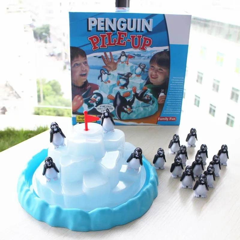 Iceberg Stacked Penguin Balanced toys Board Game Puzzle Toys Early Education Gathering party game props birthday gift for kids