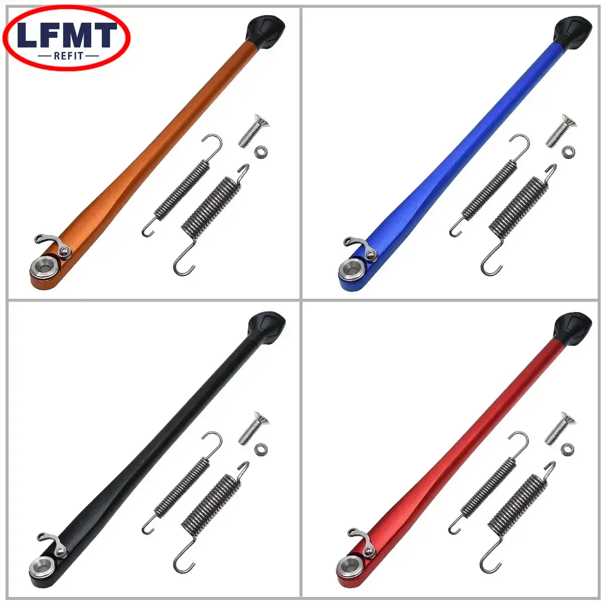 Motorcycle Parking Side Stand With Spring Kit For KTM XC XC-W XCF XCF-W EXC EXC-F EXC-R Six Days TPI 125 150 250 300 350 450 500