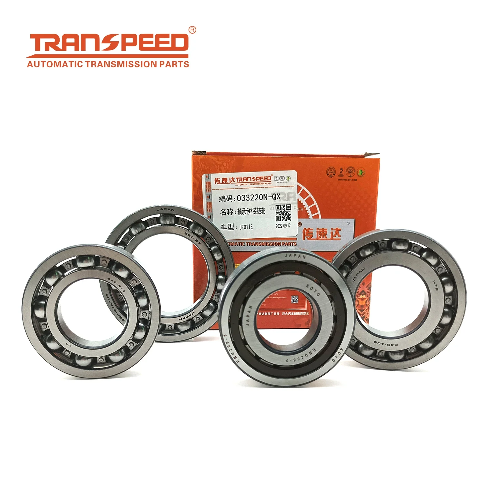 Transpeed Auto Transmission Systems 4 Pcs/set Jf011e Re0f10a F1cj Cvt 4 Cylinder Primary Pulley Bearing Kit