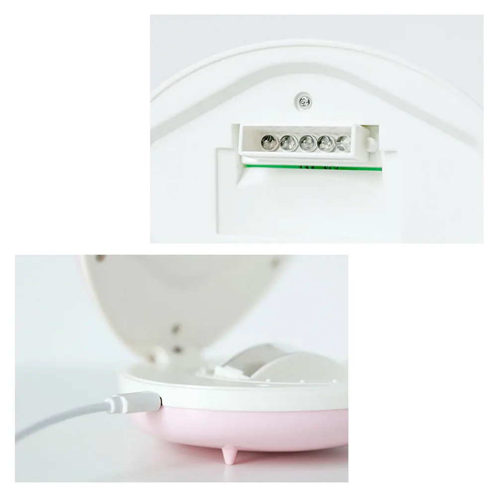 Shell Projector Lamp Rainbow Projection Night Light Creative Colorful Atmosphere Lamp Living Room Bedroom Decoration Kids Gifts