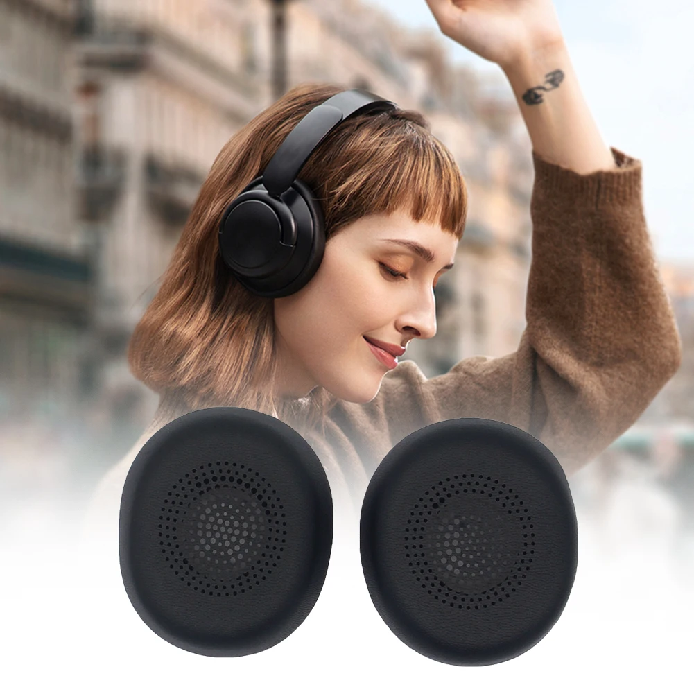 Housses de coussins d'oreille de remplacement pour Jabra EvolLi2 30 SE MS, coussinets d'oreille en cuir, casque d'infirmière, coussin de téléphone de sauna, 10000