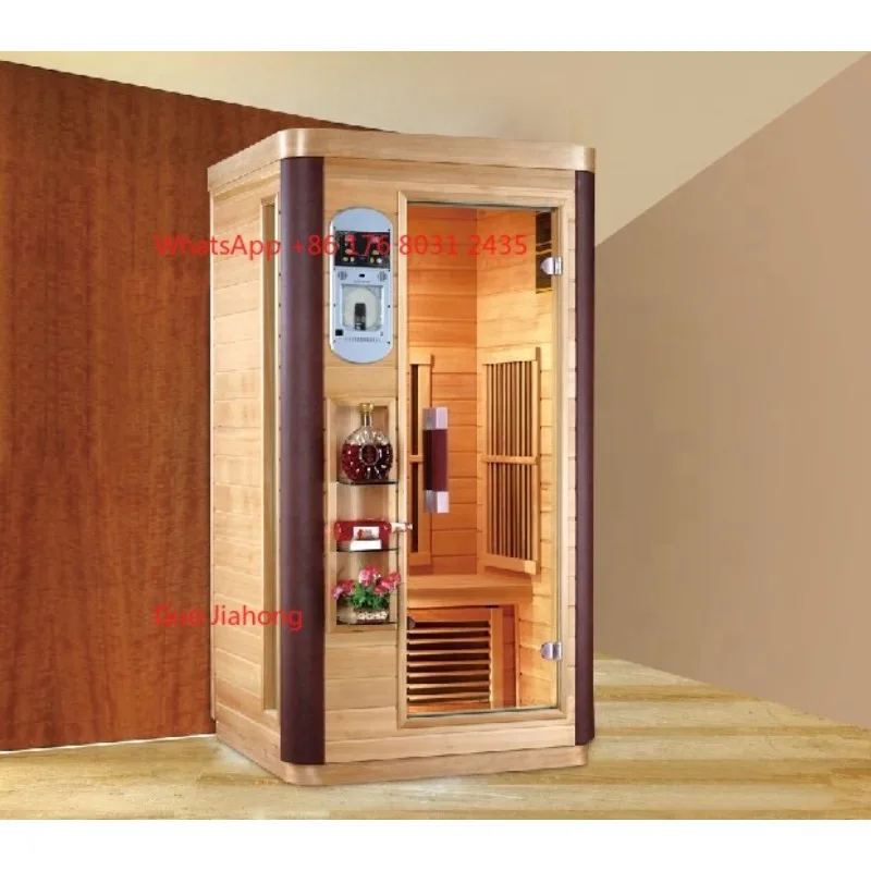 

OEM High Quality Solid Wood Dry Sauna Room SPA Indoor Sauna Room With Carbon Heater for SPA Capsule
