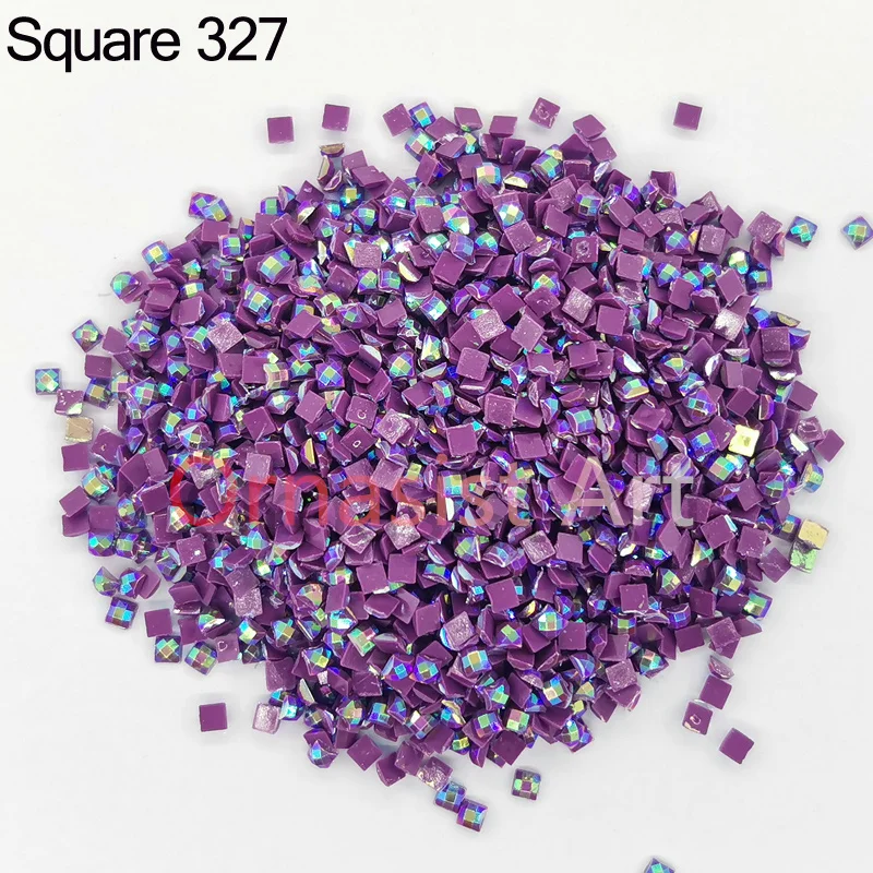 DMC327-597 Fashion AB Drill For Diamond Painting Accessories Electroplating Mosaic Gift AB Diamond Art Making Diamond Painting