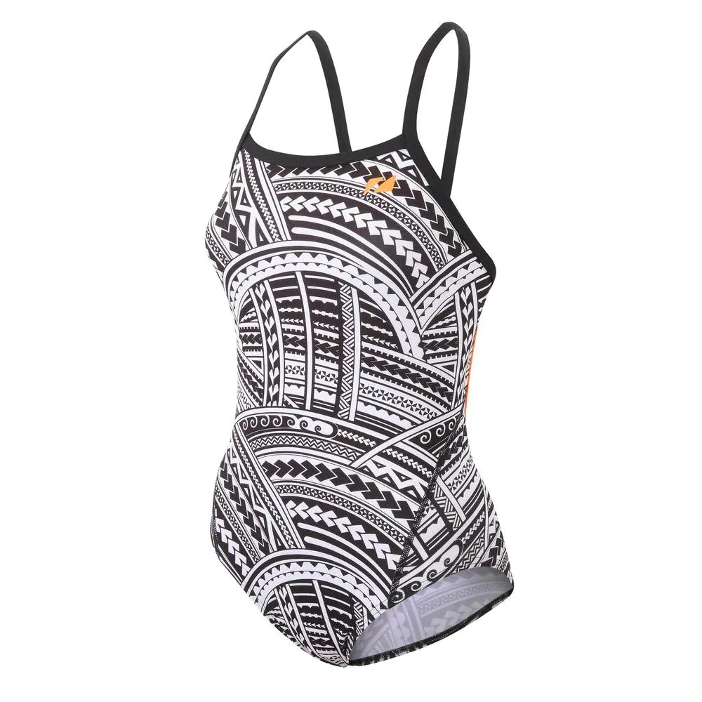 Zone3 Women Sexy Swimsuit Cozy Skinsuit Open Water Swimming Pool Long Training Comfortable Swimwear Competition Training Suit