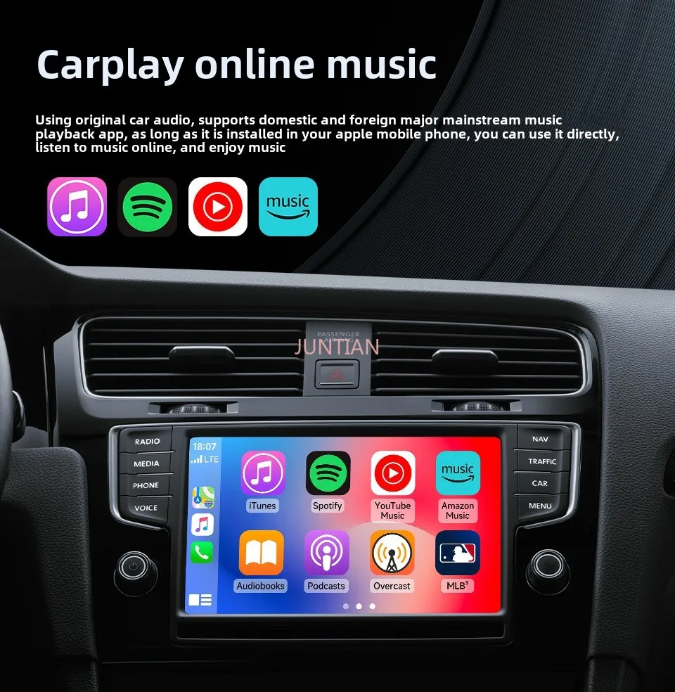 Android 13 Magic Box Wireless Carplay Android Auto for Netflix for Youtube Android Car Video Player QCM 665 Smart Bluetooth 3 in