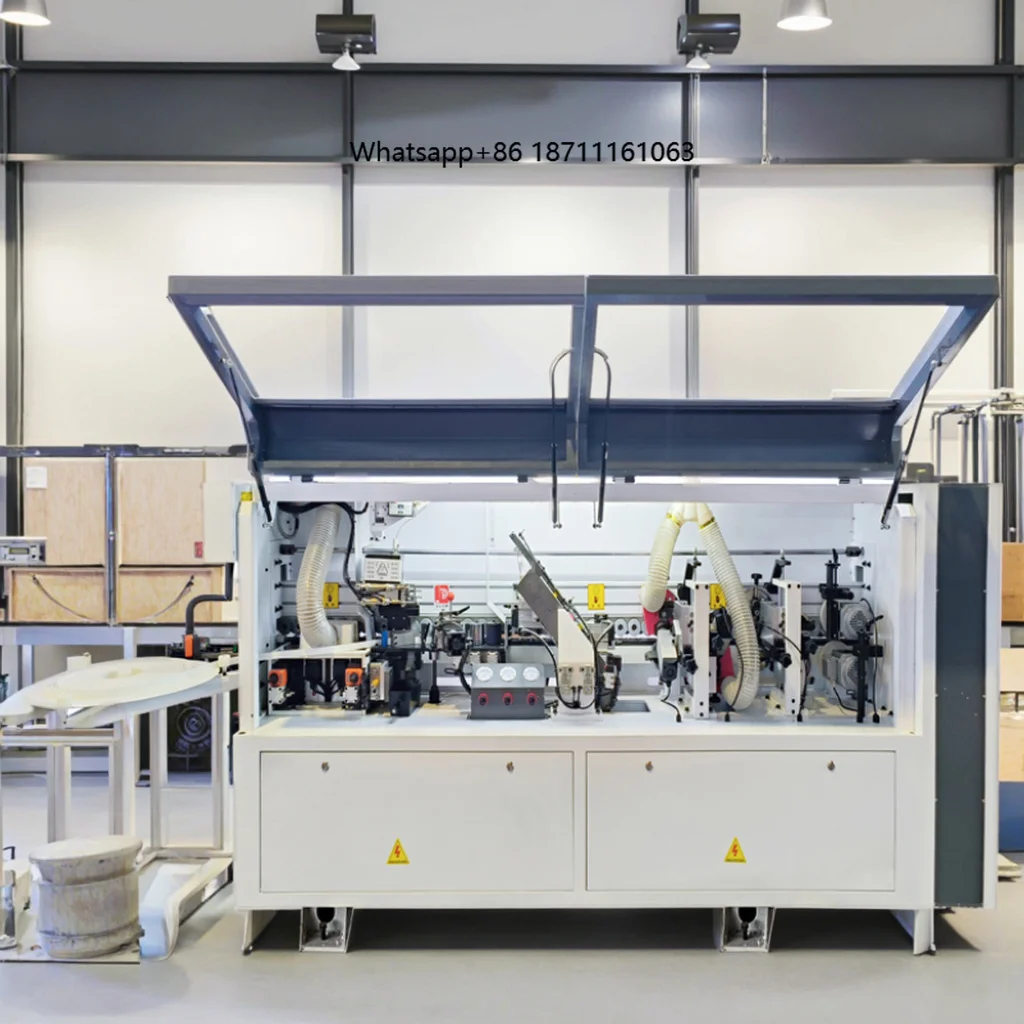 China Factory Full Automatic Edge Banding Machine Hot Selling Wood Based Panels Machinery 6 Functions Wood Edge Bander Machinery