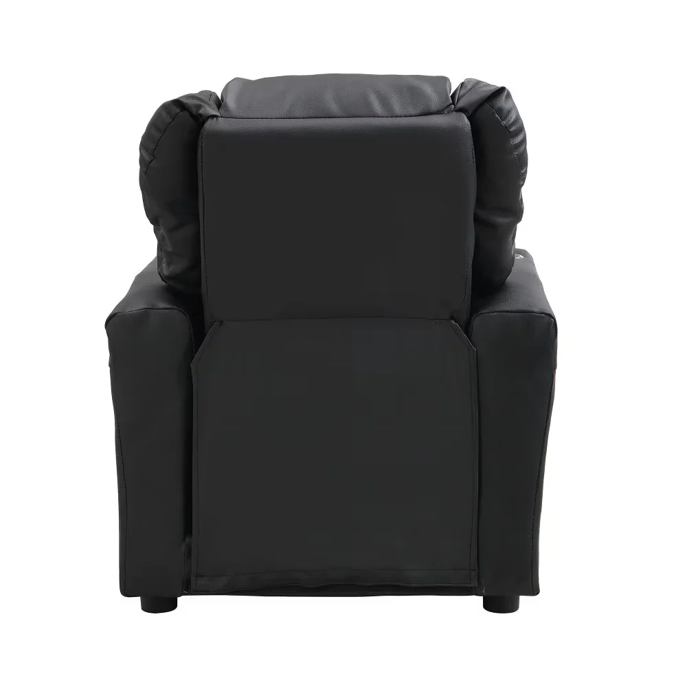 Upholstered Couch sofa, Deluxe Kids Recliner with Cup Holders for Snacks & Drinks - Durable and Easy to Assemble