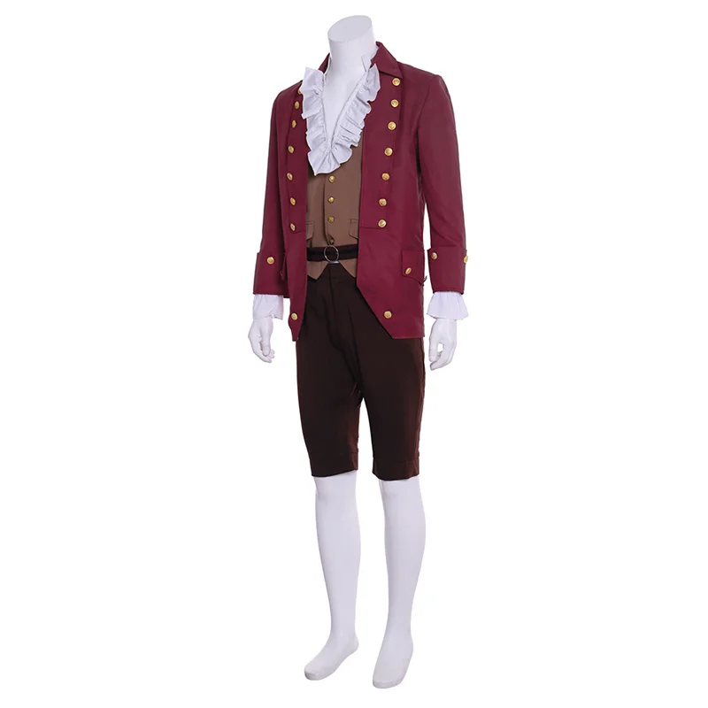 18th Century Men's Medieval Uniform Colonial Outfit Noble Court Rococo Medieval Prince Cosplay Costume Retro Halloween Costume