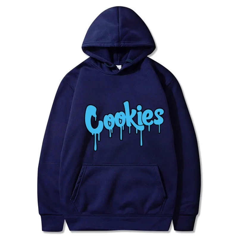 Nuevas Sudaderas con capucha de Anime Cookies, sudadera estampada a la moda, ropa de calle de gran tamaño de Hip Hop, Tops informales Unisex de lana para Otoño e Invierno, Sudaderas