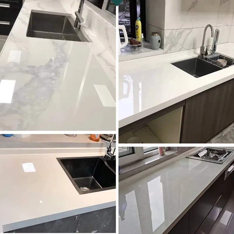 

Защитная пленка для кухонной столешницы, плиты, кварцевого камня, мраморной столешницы, термостойкая, прозрачная, водонепроницаемая и маслостойкая пленка