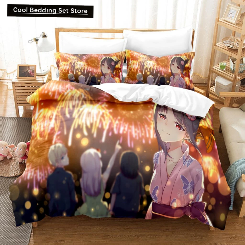 

3D Print Anime Miss Huiye Bedding Sets Duvet Cover Set With Pillowcase Twin Full Queen King Bedclothes Bed Linen Home Textiles