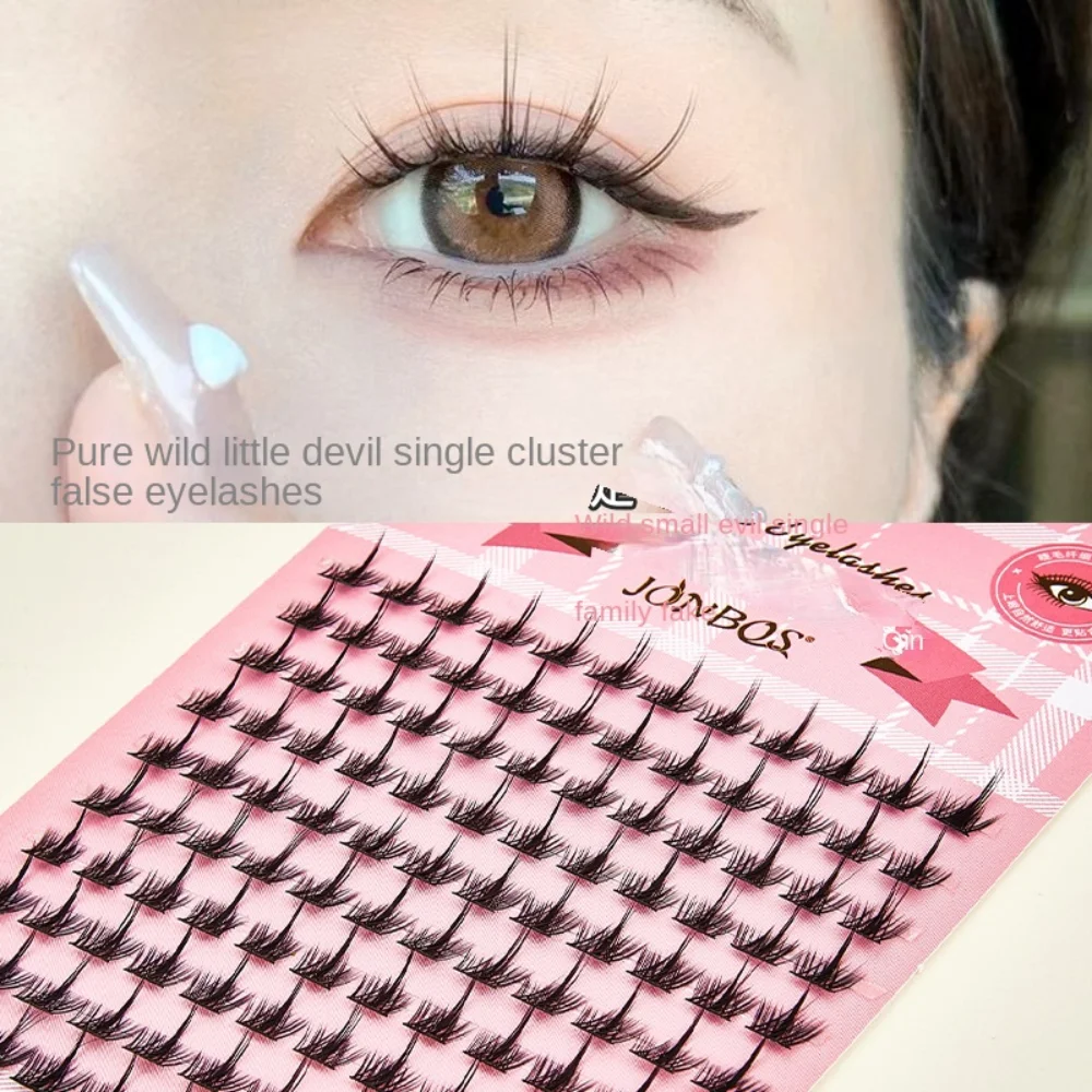 Wimperverlenging Gesegmenteerde Valse Wimper Cat Eye Piekerige Nerts Wimper Zachte Manga Wimpers Individuele Wimpers Kit Beginner Oogmake-Up