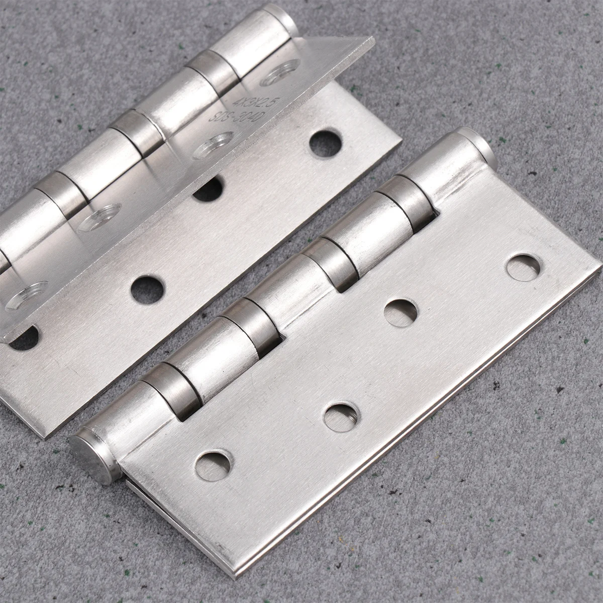

2pcs 4 Inch Stainless Steel Thickened Mute Flat Hinge For Door Loose-Leaf Silent Cabinet Drawer Furniture Hardware Hinge