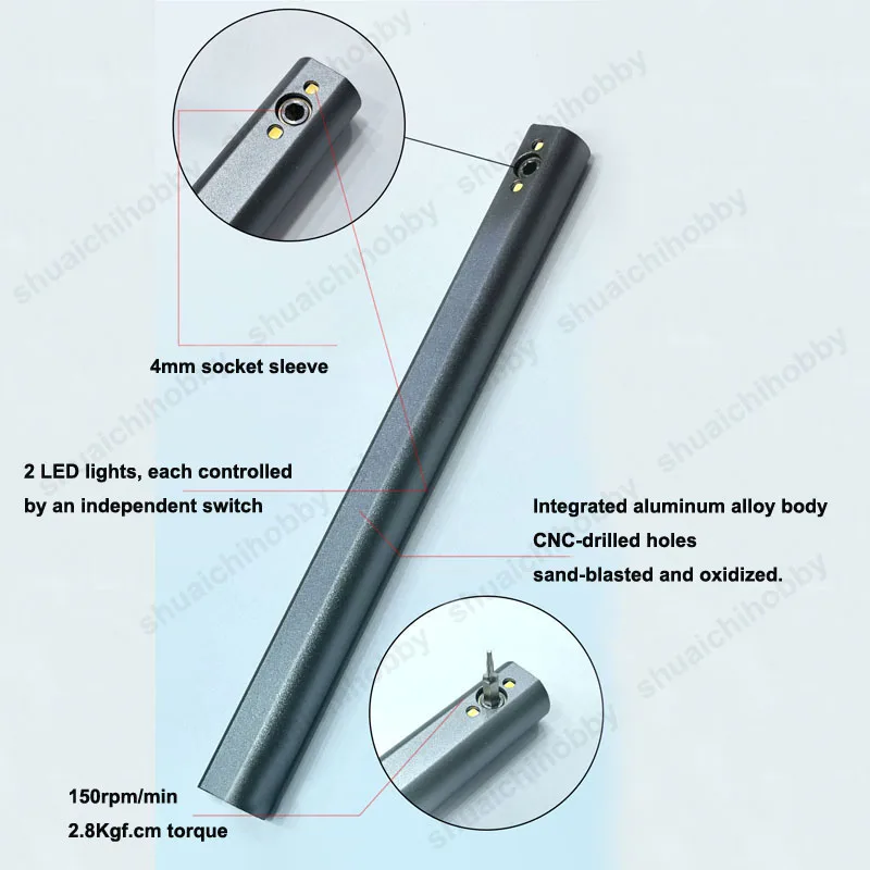 1PC For DJI RC Drone Battery Compartment Right Angled Electric Screwdriver 150rpm/min 4mm Socket Sleeve Screw Driver Repair Tool