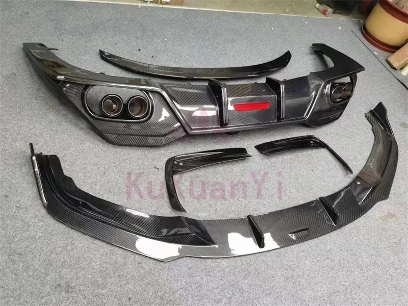 Carbon Fiber TD Style Sports Car Body Kit Suitable for 8 Series G14 G15 G16 Bumper Front and Rear Lip Spoiler Split Diffuse