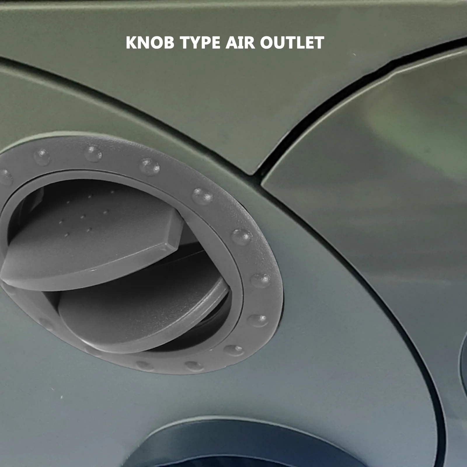 2Pcs Round Air Vent Cover Plastic Universal Rv Bus Air Conditioning Vent Deflector for Vehicle Interior Ventilation